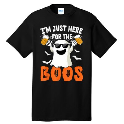 IM Just Here For The Boos Cute Ghost Halloween Costume Tall T-Shirt