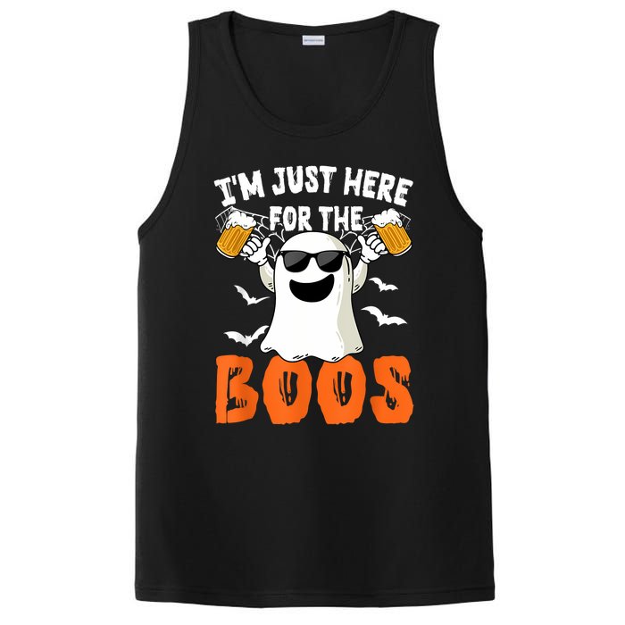 IM Just Here For The Boos Cute Ghost Halloween Costume PosiCharge Competitor Tank