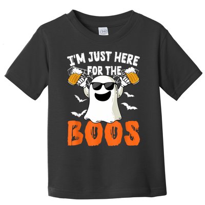 IM Just Here For The Boos Cute Ghost Halloween Costume Toddler T-Shirt