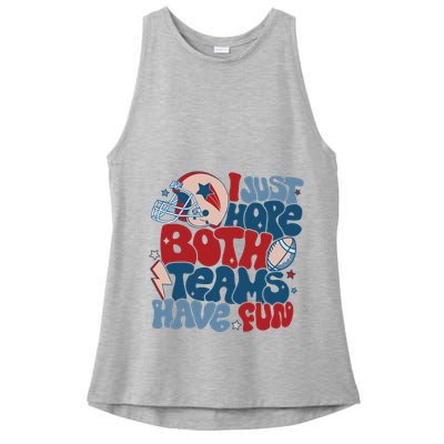 I Just Hope Both Teams Have Fun Ladies PosiCharge Tri-Blend Wicking Tank