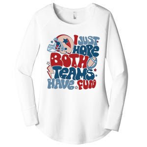 I Just Hope Both Teams Have Fun Women's Perfect Tri Tunic Long Sleeve Shirt