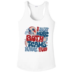 I Just Hope Both Teams Have Fun Ladies PosiCharge Competitor Racerback Tank