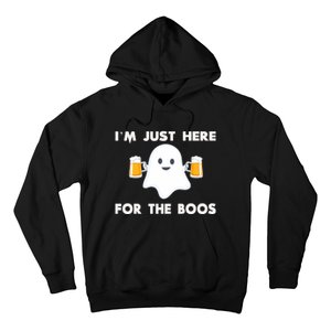 IM Just Here For The Boos Hoodie Funny Halloween Beer Hoodie