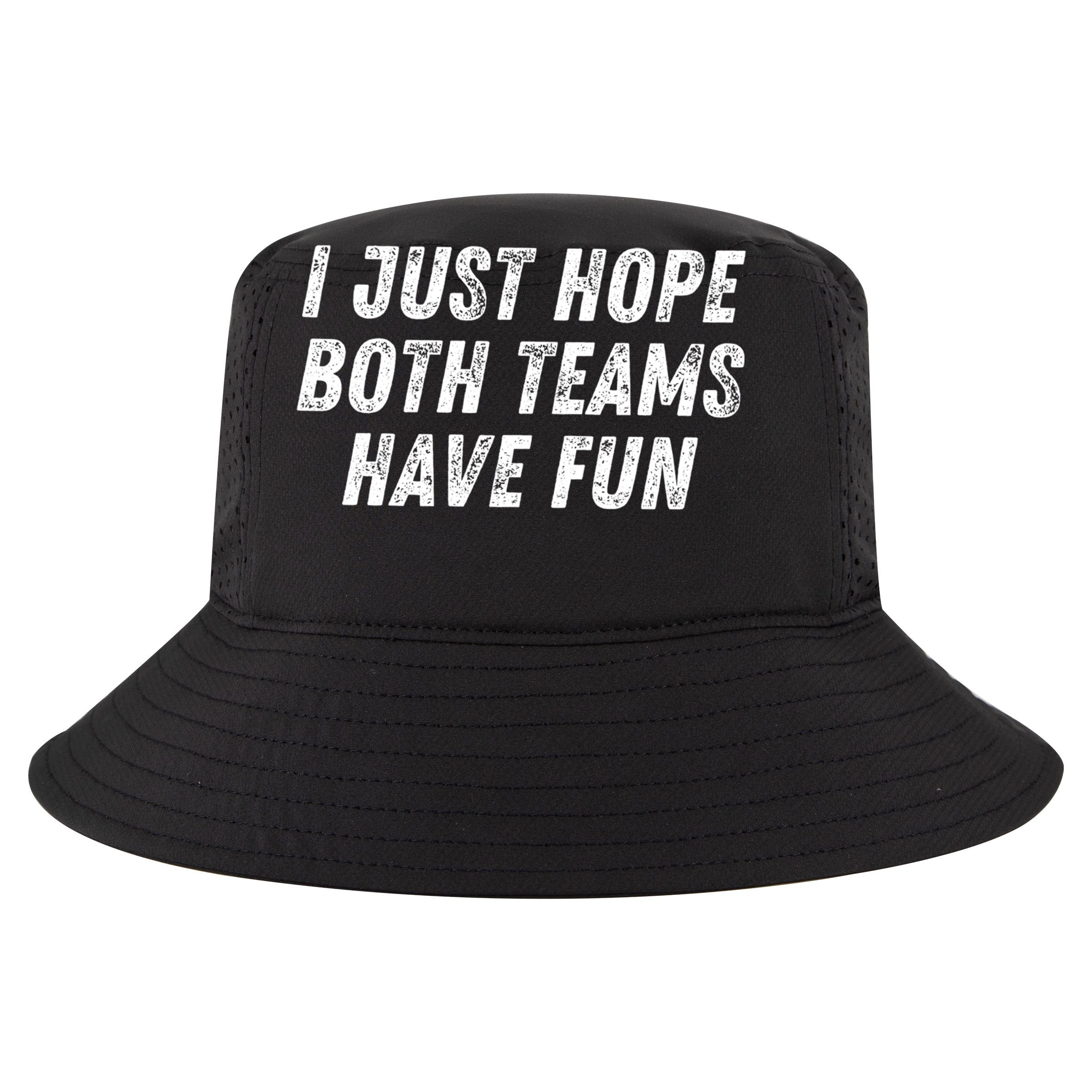 I Just Hope Both Teams Have Fun Funny Football Baseball Gift Cooling Performance Crew T-Shirt