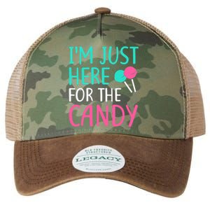 IM Just Here For The Candy Halloween Legacy Tie Dye Trucker Hat