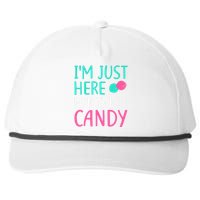 IM Just Here For The Candy Halloween Snapback Five-Panel Rope Hat