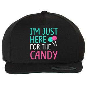 IM Just Here For The Candy Halloween Wool Snapback Cap