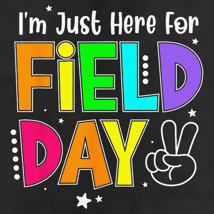 Im Just Here For Field Day Teacher Adult Drive Performance Visor
