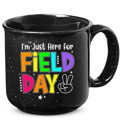 Im Just Here For Field Day Teacher 15oz Campfire Ceramic Mug