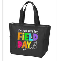 Im Just Here For Field Day Teacher Zip Tote Bag