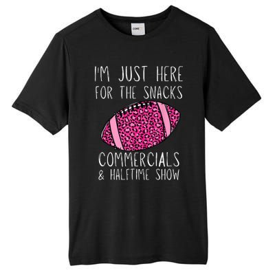 I'm Just Here For The Commercials, Snacks Football Tall Fusion ChromaSoft Performance T-Shirt