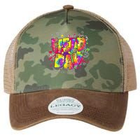 Im Just Here For Field Day Last Day School Leopard Tie Dye Legacy Tie Dye Trucker Hat