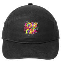 Im Just Here For Field Day Last Day School Leopard Tie Dye 7-Panel Snapback Hat