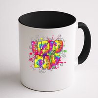Im Just Here For Field Day Last Day School Leopard Tie Dye Mug