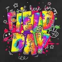 Im Just Here For Field Day Last Day School Leopard Tie Dye 15oz Campfire Ceramic Mug