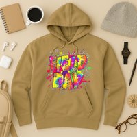 Im Just Here For Field Day Last Day School Leopard Tie Dye Hoodie