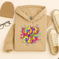 Im Just Here For Field Day Last Day School Leopard Tie Dye Hoodie