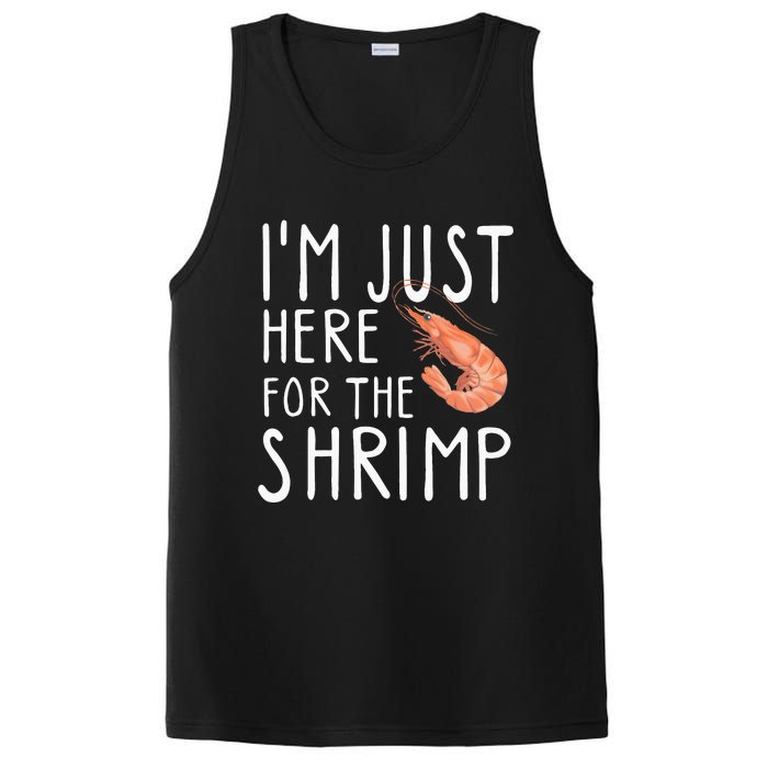 I'm Just Here For The Shrimp Crawfish Crab Seafood Lover PosiCharge Competitor Tank