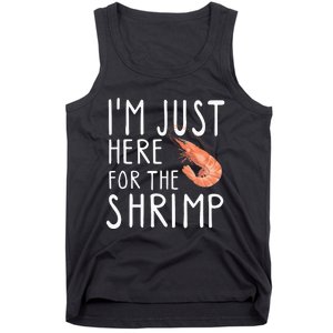 I'm Just Here For The Shrimp Crawfish Crab Seafood Lover Tank Top