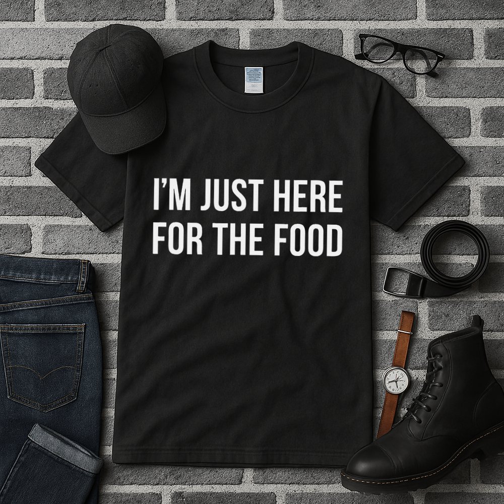 IM Just Here For The Food Tall T-Shirt