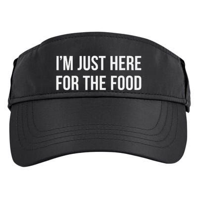 IM Just Here For The Food Adult Drive Performance Visor