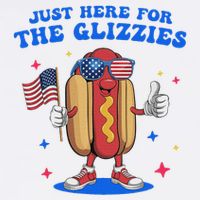 I'm Just Here For The Glizzies Funny Fourth Of July Wiener Cooling Performance Crew T-Shirt