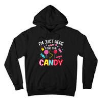 I'm Just Here For The Candy Halloween Cute Lollipop Sweets Tall Hoodie