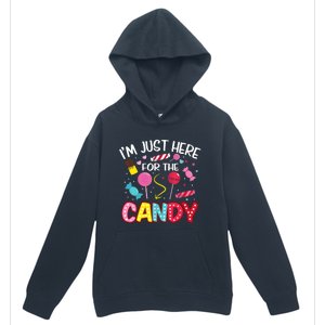 I'm Just Here For The Candy Halloween Cute Lollipop Sweets Urban Pullover Hoodie