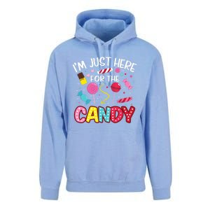 I'm Just Here For The Candy Halloween Cute Lollipop Sweets Unisex Surf Hoodie