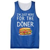 IM Just Here For The Doner Funny Kebab Food Gift Mesh Reversible Basketball Jersey Tank