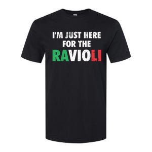 Im Just Here For The Ravioli Funny Italian Food Softstyle CVC T-Shirt