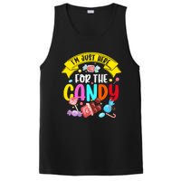 IM Just Here For The Candy Funny Halloween Food Humor PosiCharge Competitor Tank