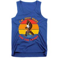 Im Just Here For The Candy Funny Bigfoot Halloween Costume Tank Top