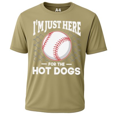 I'm Just Here For The Hot Dogs Summer Baseball Game Hotdog Performance Shirt