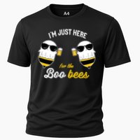 I'm Just Here For The Boo Bees Halloween Ghost Gift Cooling Performance Crew T-Shirt
