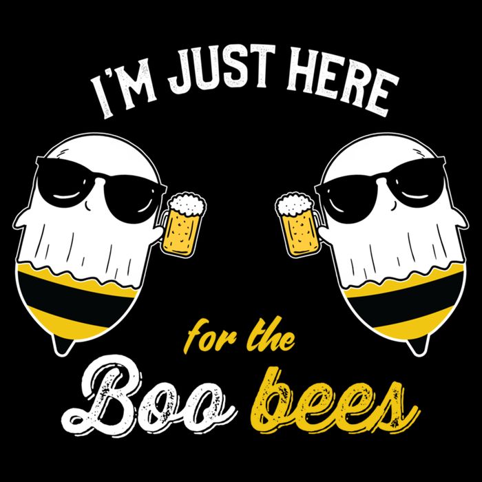 I'm Just Here For The Boo Bees Halloween Ghost Gift Cooling Performance Crew T-Shirt