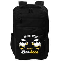 I'm Just Here For The Boo Bees Halloween Ghost Gift Impact Tech Backpack
