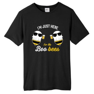 I'm Just Here For The Boo Bees Halloween Ghost Gift Tall Fusion ChromaSoft Performance T-Shirt