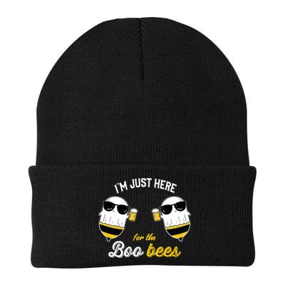 I'm Just Here For The Boo Bees Halloween Ghost Gift Beanie