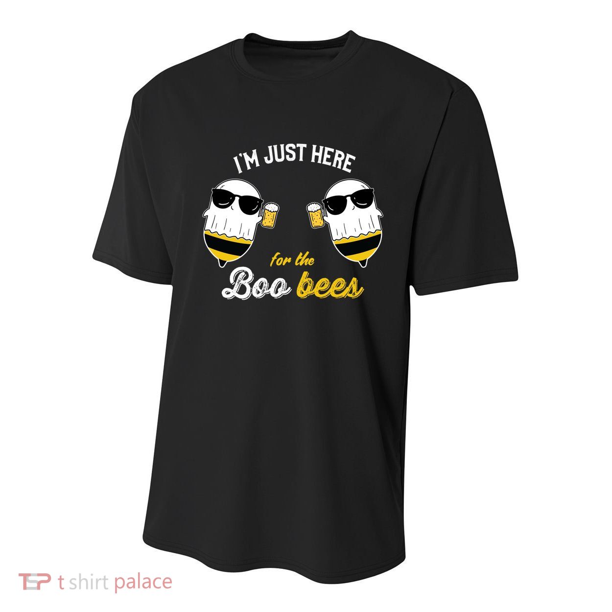 I'm Just Here For The Boo Bees Halloween Ghost Gift Youth Performance Sprint T-Shirt