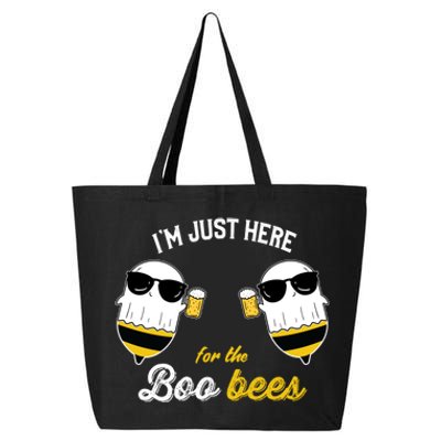 I'm Just Here For The Boo Bees Halloween Ghost Gift 25L Jumbo Tote