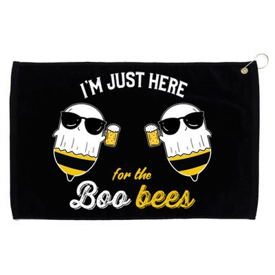 I'm Just Here For The Boo Bees Halloween Ghost Gift Grommeted Golf Towel