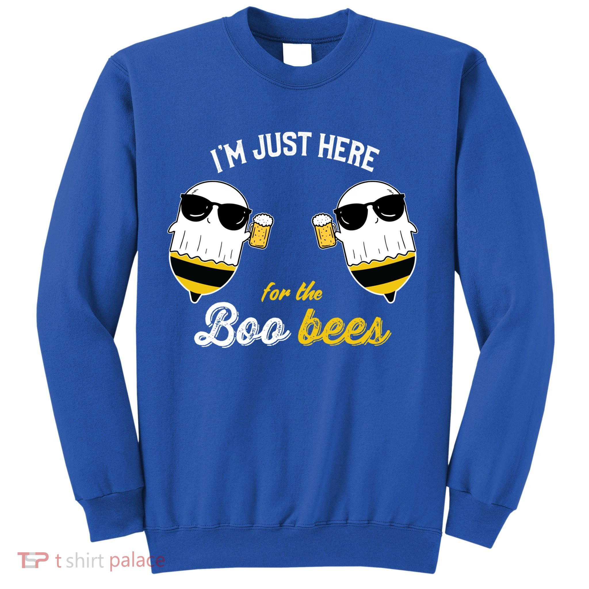 I'm Just Here For The Boo Bees Halloween Ghost Gift Sweatshirt