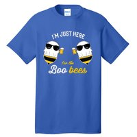 I'm Just Here For The Boo Bees Halloween Ghost Gift Tall T-Shirt