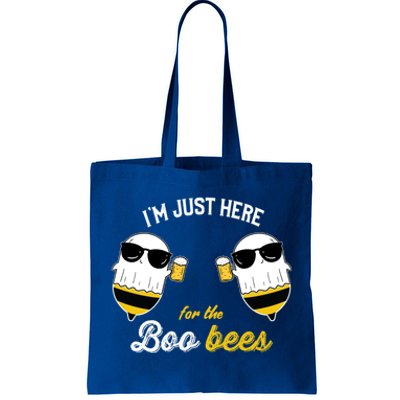 I'm Just Here For The Boo Bees Halloween Ghost Gift Tote Bag