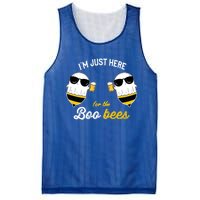 I'm Just Here For The Boo Bees Halloween Ghost Gift Mesh Reversible Basketball Jersey Tank