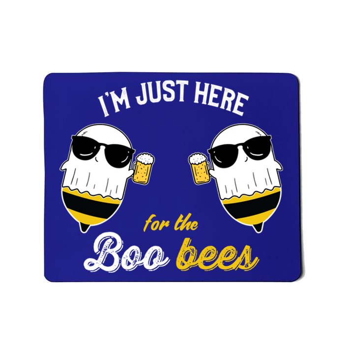 I'm Just Here For The Boo Bees Halloween Ghost Gift Mousepad