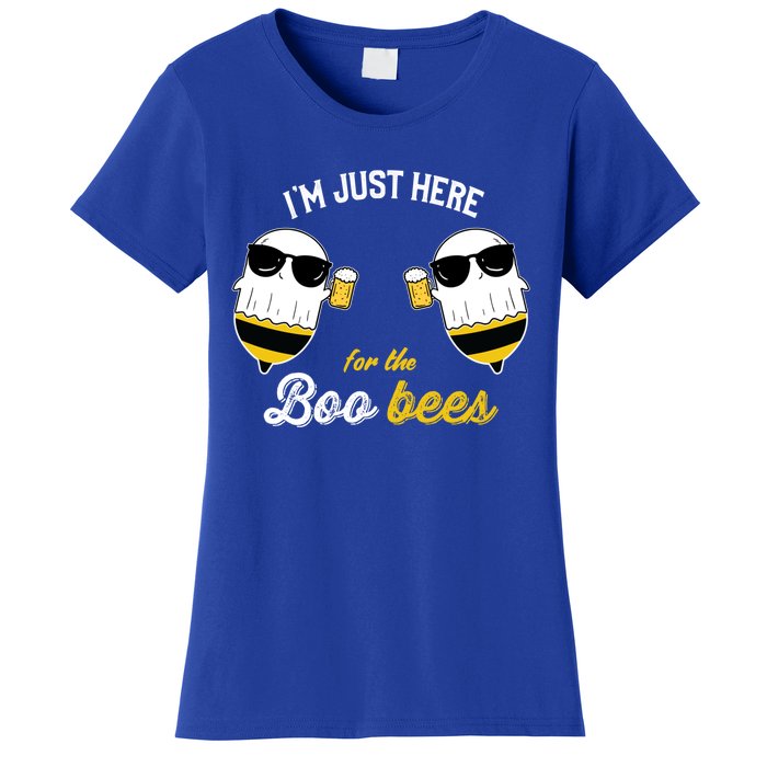 I'm Just Here For The Boo Bees Halloween Ghost Gift Women's T-Shirt