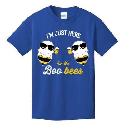 I'm Just Here For The Boo Bees Halloween Ghost Gift Kids T-Shirt