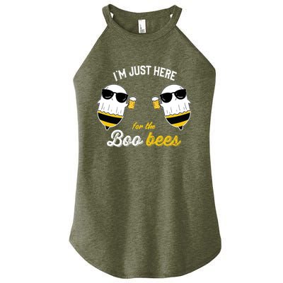 I'm Just Here For The Boo Bees Halloween Ghost Gift Women's Perfect Tri Rocker Tank